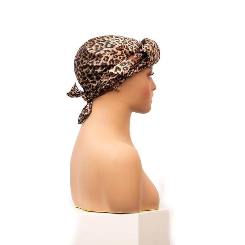 ROSEBONY غطاء شعر مع وشاح، عناية بالشعر بدون حرارة، غطاء استحمام (لون-3) - Image 3